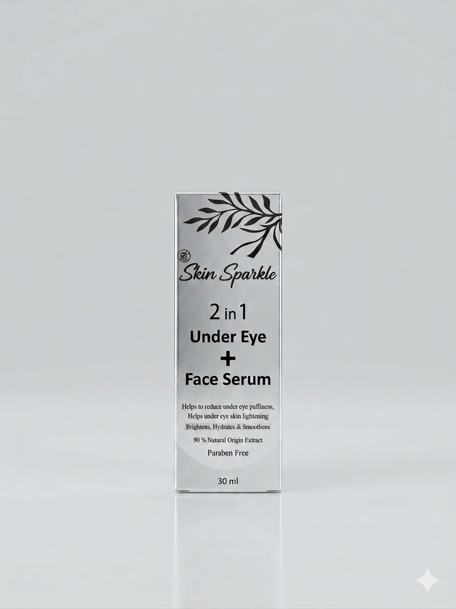 Skin Sparkle 2 in 1 Under Eye + Face Serum